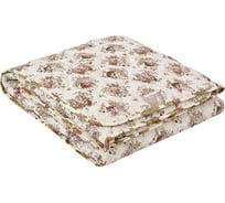 Одеяло Столица Текстиля коллекция Премиум овечья шерсть, 1.5 спальное, 300 г/кв. м, поплин Люкс ОПОПЛЧ-15-300