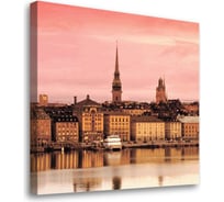 Постер Студия фотообоев Городской причал 50x50 2330694