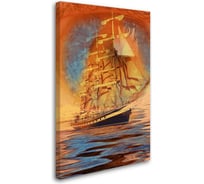 Постер Студия фотообоев Взгляд на корабль 50x80 2129380