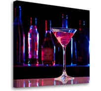 Постер Студия фотообоев Бокал мартини 50x50 2333035