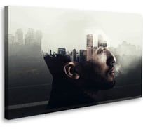 Постер Студия фотообоев Городские мысли 80x50 2233742