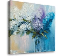 Постер Студия фотообоев Сирень маслом 50x50 2327651