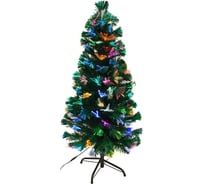 Ель с оптоволокном Сноубум зеленая, LED, 150 см 387-020