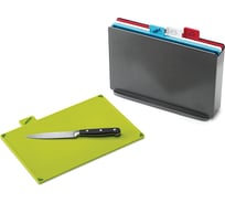 Набор разделочных досок в подставке Joseph Joseph Index Regular графит, 4 шт. 60132