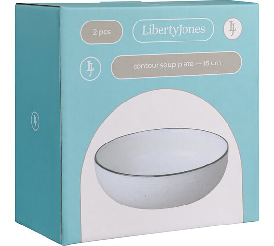 Набор глубоких тарелок Liberty Jones Contour, Ø18 см, 2 шт. LJ_RI_PL18