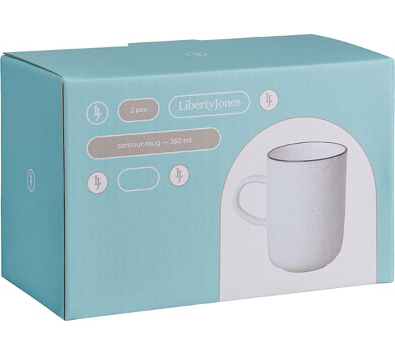 Набор кружек Liberty Jones Contour, 350 мл, 2 шт. LJ_RI_MU350