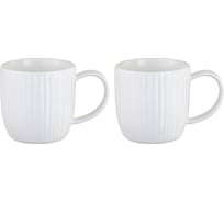 Набор кружек Liberty Jones Soft Ripples, 350 мл, белые, 2 шт. LJ_SS_MU350_WH