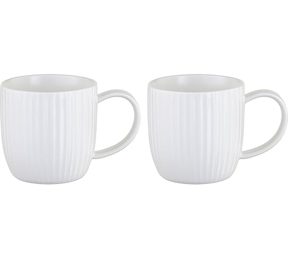 Набор кружек Liberty Jones Soft Ripples, 350 мл, белые, 2 шт. LJ_SS_MU350_WH 1