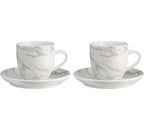 Набор чайных пар Liberty Jones Marble 250 мл, 2 шт. LJ_RM_CU250