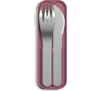 Набор из 3 столовых приборов в футляре Monbento MB Pocket blush 1007 01 126