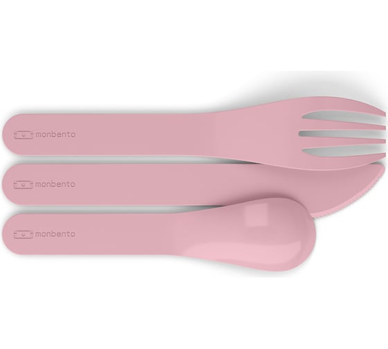 Набор из 3 столовых приборов в футляре Monbento MB Pocket color blush 24050029