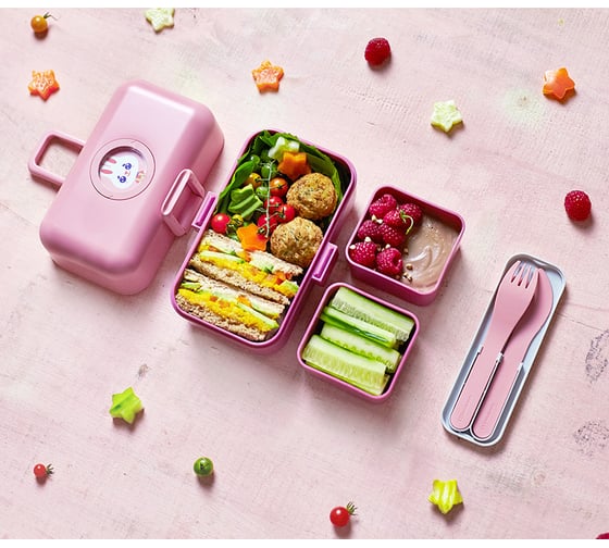 Набор из 3 столовых приборов в футляре Monbento MB Pocket color blush 24050029
