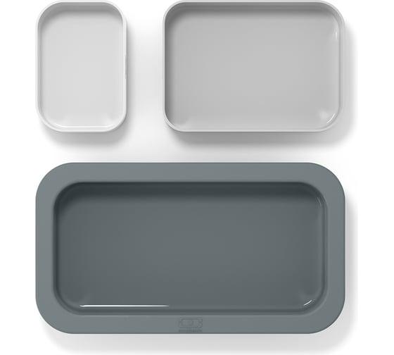 Силиконовые формы для ланч-боксов Monbento MB Silicase серые 26230030