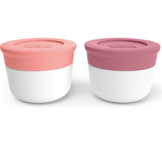 Соусницы с крышкой Monbento MB Temple малые 2 шт. pink flamingo + blush 20010022