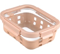 Контейнер для запекания, хранения и переноски продуктов Smart Solutions в чехле 1050 мл, бежевый ID1050RC_480C