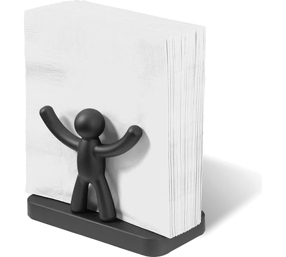 Салфетница Umbra Buddy, черная 330281-040