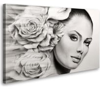 Постер Студия фотообоев Черно-белый портрет 50x80 2128561