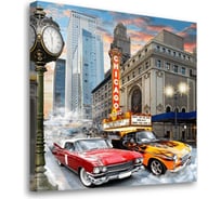 Постер Студия фотообоев Старый Чикаго 50x50 2330526