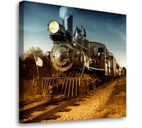 Постер Студия фотообоев Старый поезд 50x50 2330064