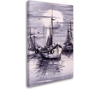 Постер Студия фотообоев Лодки, 80x50 см 2226167