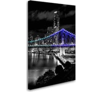 Постер Студия фотообоев Мост с иллюминацией, 120x75 см 2528814