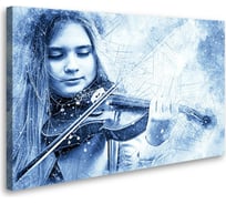 Постер Студия фотообоев Портрет со скрипкой, 50x80 см 2128746