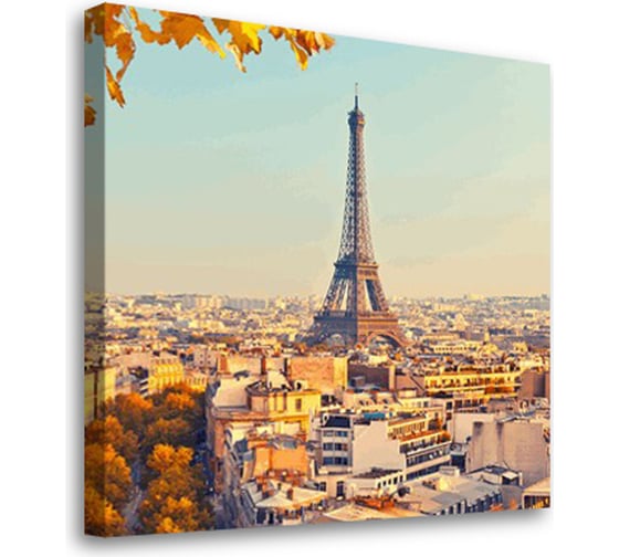 Постер Студия фотообоев Осенний Париж, 50x50 см 2330601 1