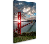 Постер Студия фотообоев Мост в Сан-Франциско, 120x75 см 2530360
