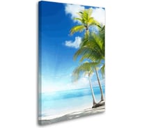 Постер Студия фотообоев Пляж, 80x50 см 2235461