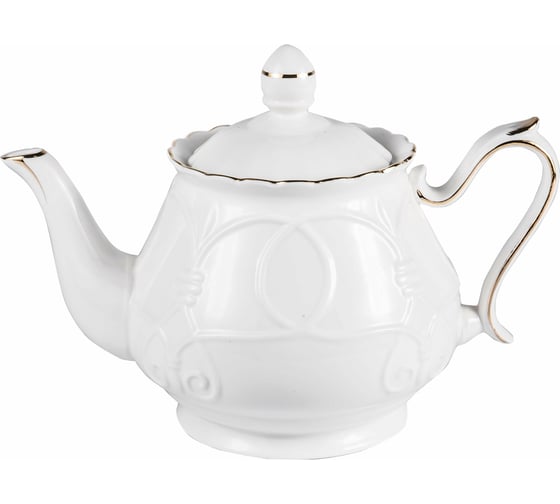 Чайный набор Balsford NEW BONE CHINA (13) 6 чашек 220 мл + 6 блюдец + чайник 1000 мл, подарочная упаковка 101-30034