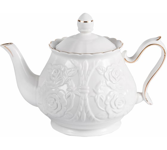 Чайный набор Balsford NEW BONE CHINA (13) 6 чашек 220 мл + 6 блюдец + чайник 1000 мл, подарочная упаковка 101-30033