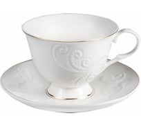 Чайный набор Balsford NEW BONE CHINA (2) чашка 220 мл + блюдце, подарочная упаковка PVC 101-30024
