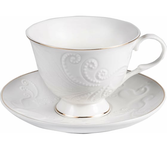 Чайный набор Balsford NEW BONE CHINA (2) чашка 220 мл + блюдце, подарочная упаковка PVC 101-30024 1