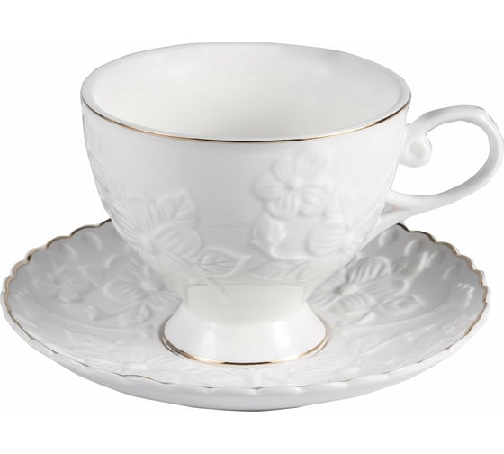 Чайный набор Balsford NEW BONE CHINA (13) 6 чашек 220 мл + 6 блюдец + чайник 1000 мл, подарочная упаковка 101-30030