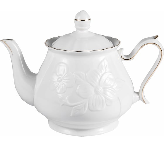 Чайный набор Balsford NEW BONE CHINA (13) 6 чашек 220 мл + 6 блюдец + чайник 1000 мл, подарочная упаковка 101-30030