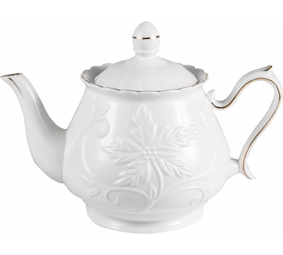 Чайный набор Balsford NEW BONE CHINA (13) 6 чашек 220 мл + 6 блюдец + чайник 1000 мл, подарочная упаковка 101-30031
