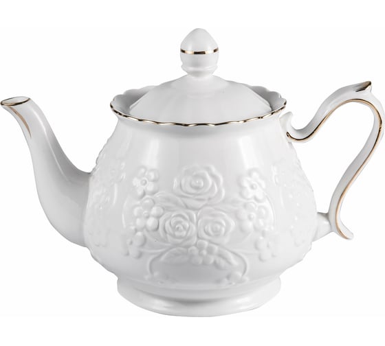 Чайный набор Balsford NEW BONE CHINA (13) 6 чашек 220 мл + 6 блюдец + чайник 1000 мл, подарочная упаковка 101-30032