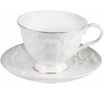 Чайный набор Balsford NEW BONE CHINA (2) чашка 220 мл + блюдце, подарочная упаковка PVC 101-30021