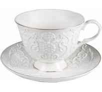 Чайный набор Balsford NEW BONE CHINA (2) чашка 220 мл + блюдце, подарочная упаковка PVC 101-30022 23551017