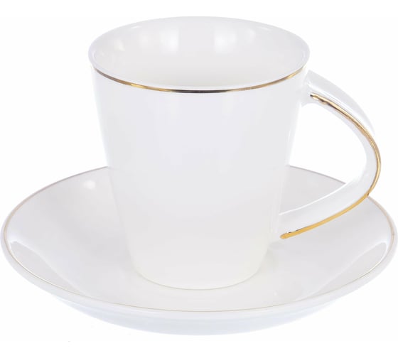 Кофейный набор Balsford NEW BONE CHINA (12) 6 чашек 90 мл + 6 блюдец, подарочная упаковка 101-01036