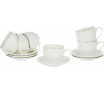 Чайный набор Balsford NEW BONE CHINA (12) 6 чашек 220 мл + 6 блюдец, подарочная упаковка 101-01002