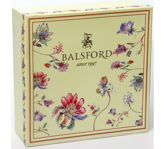 Чайный набор Balsford (8) 4 чашки 250 мл + 4 блюдца, подарочная упаковка с пенопластом и шелком 178-43014