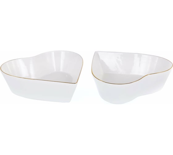 Набор из двух фигурных салатников Balsford NEW BONE CHINA диаметр 160 мм, цветная упаковка 101-01049