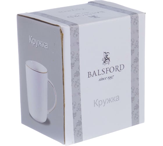 Кружка Balsford NEW BONE CHINA 300 мл 7.5x11 см, подарочная упаковка 101-01050