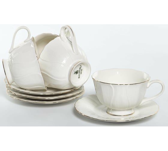 Чайный набор Balsford (8) 4 чашки 250 мл + 4 блюдца, подарочная упаковка 186-45006