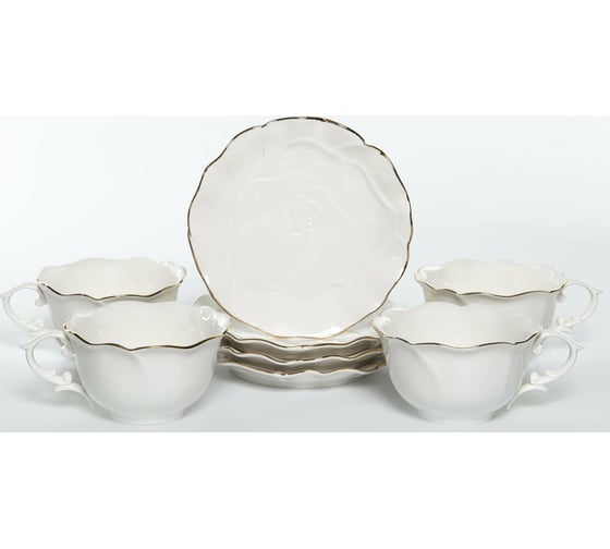Чайный набор Balsford (8) 4 чашки 250 мл + 4 блюдца, подарочная упаковка 186-45010
