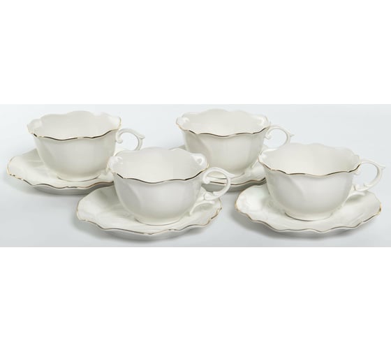 Чайный набор Balsford (8) 4 чашки 250 мл + 4 блюдца, подарочная упаковка 186-45010