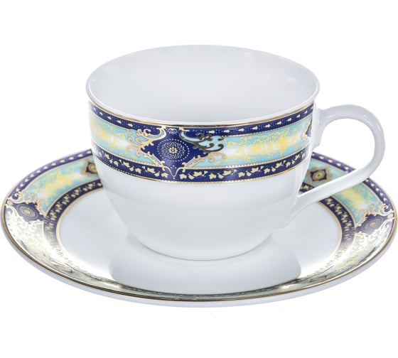 Чайный набор Balsford SUPERWHITE PORCELAIN (12) 6 чашек 220 мл + 6 блюдец, подарочная упаковка 106-03019