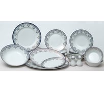 Столовый набор Balsford (27) 6 мелких тарелок 270 мм + 6 глубоких тарелок 220 мм + 6 мелких тарелок 200 мм + 2 салатника 450 мл 160 мм, салатник 1400 мл 106-03036