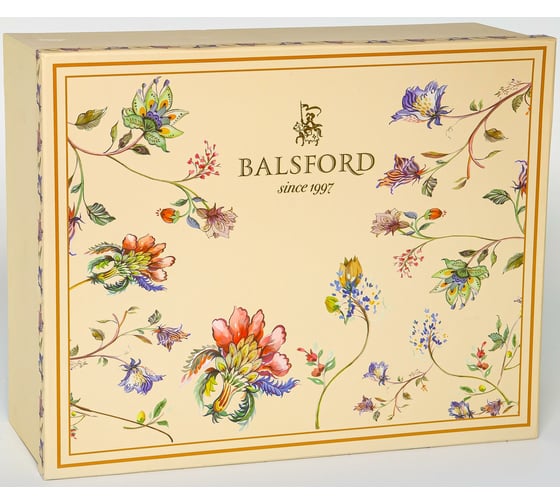 Чайный набор Balsford (10) 4 чашки 250 мл + 4 блюдца + чайник 1175 мл + сахарница 425 мл, подарочная упаковка 178-43043